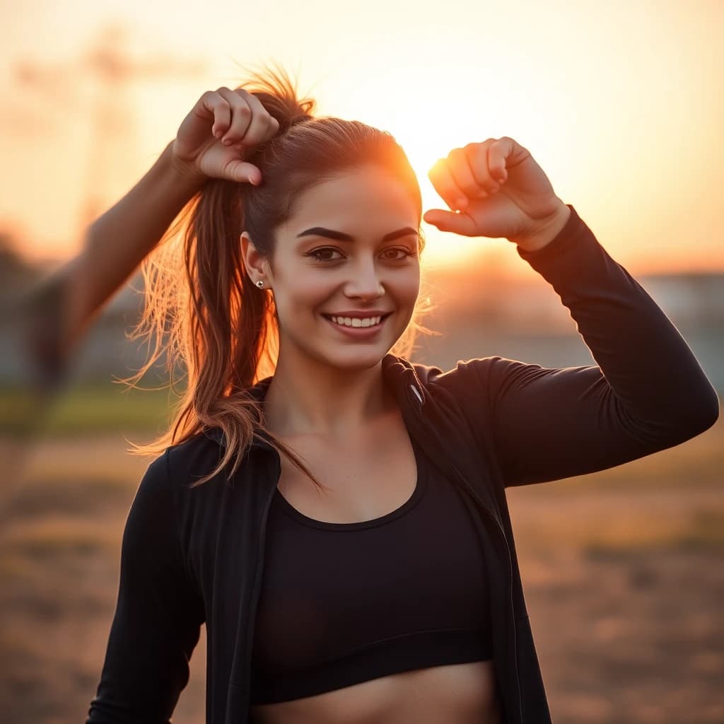 AI generated fitness & lifestyle - SelfAI photo studio