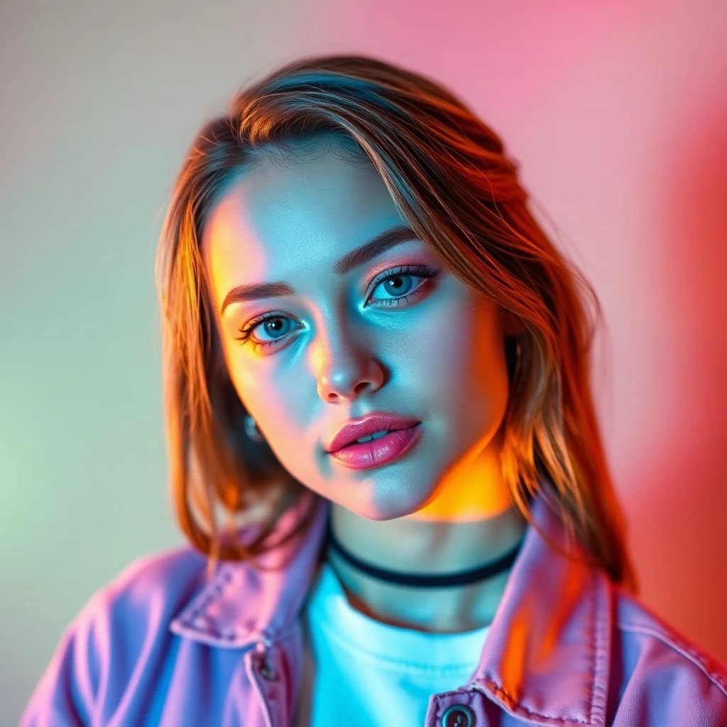 AI generated social media portrait - SelfAI photo studio